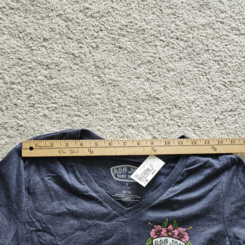 NEW Ron Jon Surf Shop V-neck Tee - Picture 6 of 8